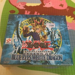 Rare Yugioh Lob 1st Edition Legend Of Blue Eyes White Dragon Booster Box -