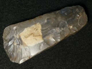 4600y.  O: Terrific Ax Adze 104mms Danish Stone Age Neolithic Flint Single Grave C