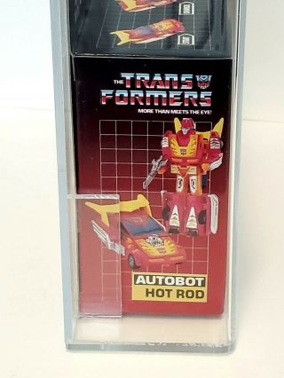 Transformers G1 Vintage AFA 90 HOT ROD MISB 85/90/95 5