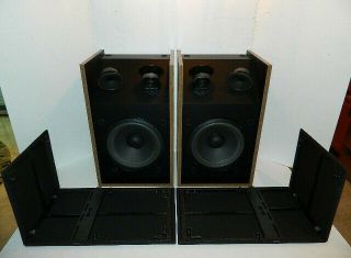 Vintage Walnut Pair Bose 301 Series III Direct Reflecting Speakers nd 3