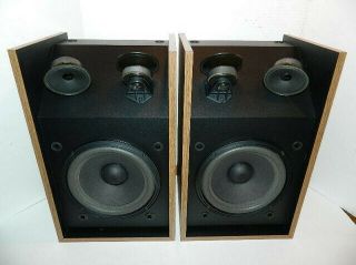 Vintage Walnut Pair Bose 301 Series III Direct Reflecting Speakers nd 4