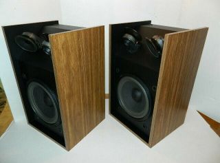 Vintage Walnut Pair Bose 301 Series III Direct Reflecting Speakers nd 6
