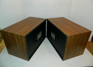 Vintage Walnut Pair Bose 301 Series III Direct Reflecting Speakers nd 8
