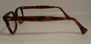 Vintage AUTHENTIC American Optical Stadium Tortoise 48/22 Eyeglass Frame NOS 4