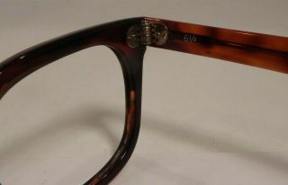 Vintage AUTHENTIC American Optical Stadium Tortoise 48/22 Eyeglass Frame NOS 6