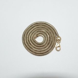 Vtg 14k 585 Fine Yellow Gold 18” Snake Chain Balestra 10.  5 Gram Italy Necklace