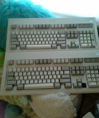 Vintage 1984 Ibm Keyboards Two 1390131 Model M