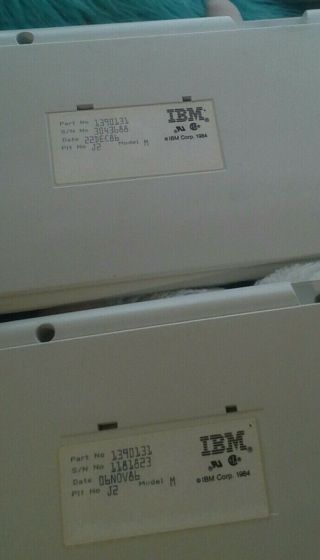 VINTAGE 1984 IBM KEYBOARDS TWO 1390131 MODEL M 3