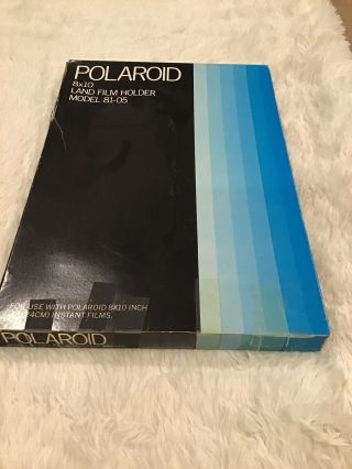 Nib Vintage Polaroid 8x10 Land Film Holder Model 81 - 05