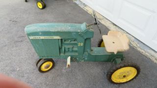 Vintage ERTL John Deere 20 Pedal Tractor Model D - 63 unrestored 7