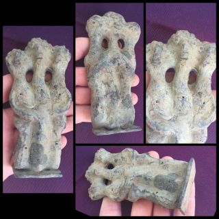 Very Rare Ancient Luristian Bronze Figures Offering C 1200 Bc