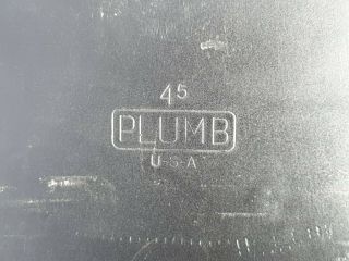 Vintage Plumb Tasmanian Pattern 4 1/2lb Axe.  Handle 5