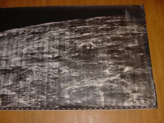 Vintage 66 NASA Apollo Lunar First View of Earth from Moon GIANT Wall Size Photo 6