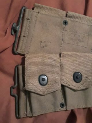 WWII /WW2 M - 1 Garand Ammo Cartridge belt / Authentic 8