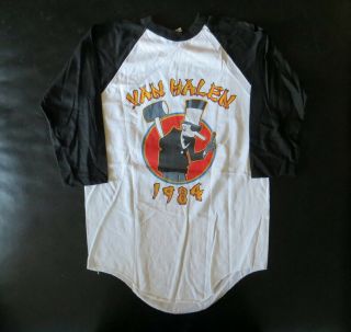 1984 Vintage Van Halen Concert Shirt: Tour of the World,  NEVER WORN; NOS Gem 3