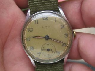 EXTREMELY RARE VINTAGE 100 SS BREITLING MILITARY MENS WRISTWATCH 1949 ' 3