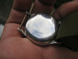 EXTREMELY RARE VINTAGE 100 SS BREITLING MILITARY MENS WRISTWATCH 1949 ' 9