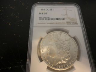 1885 - Cc Morgan Silver Dollar - Ngc Ms66 Very Rare