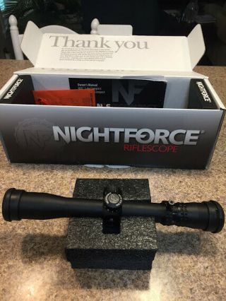 Nightforce NXS 2.  5 - 10x32 Scope Mil - Dot C454 Rare 3