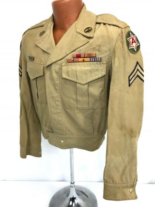 Wwii Us 6th Army Private Purchase Ike Jacket