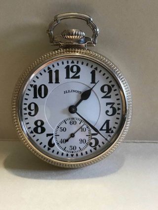 Illinois 23 Jewel Bunn Special Pocket Watch 10k Gold Filled Model 11 Rare 1921