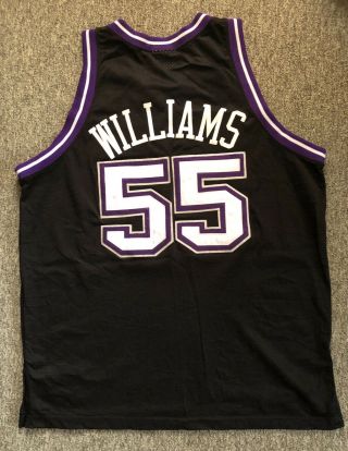 Vtg.  Mens KINGS Sacramento Jason Williams “White Chocolate” Jersey Puma Sz 48 2