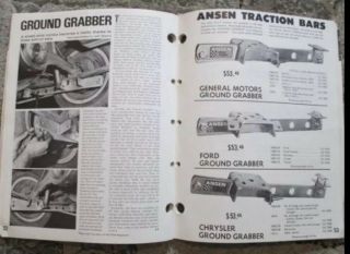 Ansen Ground Grabber Traction Bars Vintage Camaro Nova Mustang 67 68 69 70 9
