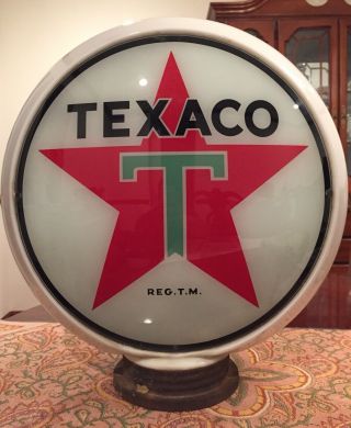 Vintage Texaco Gas Pump Globe -