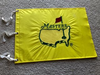 1997 Masters Flag & 1999 PGA Flag Very Rare Tiger Woods 1st & 2nd Majors 4
