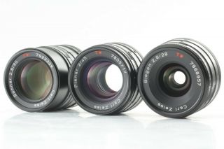 【SUPER RARE BLACK SET IN BOX】 Contax G2 28 45 90mm Lens TLA 200 JAPAN 6