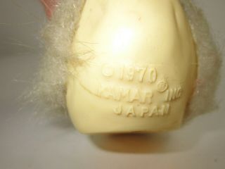 Vintage Old Yellow Rubber Duck Ducky w/ Fur Wings 1970 Kamar Inc.  Japan Toy 5