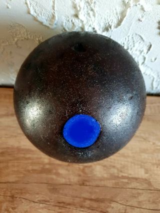 Antique Vintage Old Amber Bakelite Catalin Ball Dice Rod Block Blue 2858gr RAR 2
