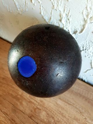 Antique Vintage Old Amber Bakelite Catalin Ball Dice Rod Block Blue 2858gr RAR 3