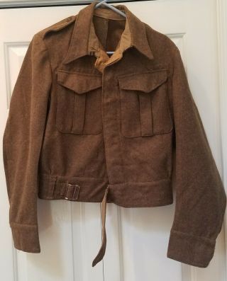 British Ww Ii 1940 Batteldress Jacket