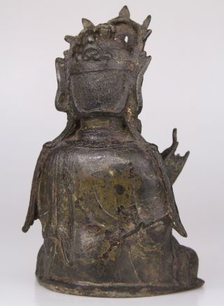 Antique Chinese Bronze Buddha Statue Ming Dynasty 16th 17th C. 5