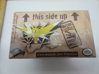 , Factory,  Rare Cards Pokemon 1st Edition Fossil Booster Box 5