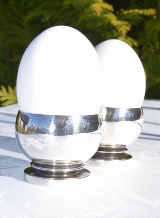 Pyramid Egg Cup 585 Pre 1944 Design Harald Nielsen For Georg Jensen In 1927
