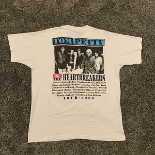 Vintage 1995 Tom Petty And The Heartbreakers Tour T - Shirt Mens Size XL 3