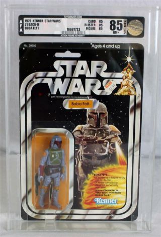 Vintage Kenner Star Wars 21 Back - B Boba Fett Afa 85 (85/85/85)