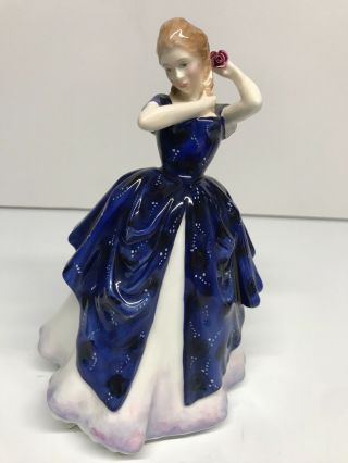 Vtg Royal Doulton Figurine Hn 3136 Laura Signed 1988 Bone China England