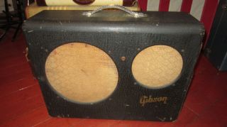 Vintage 1948 Gibson Ga - 25 Combo Amp Brown Awesome Tone,  Vintage Jensens