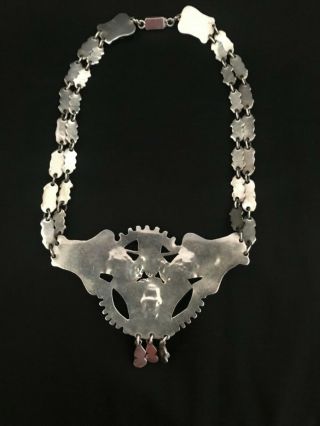 BOLD TAXCO MEXICO STERLING SILVER DOVES NECKLACE MATL STYLE 8
