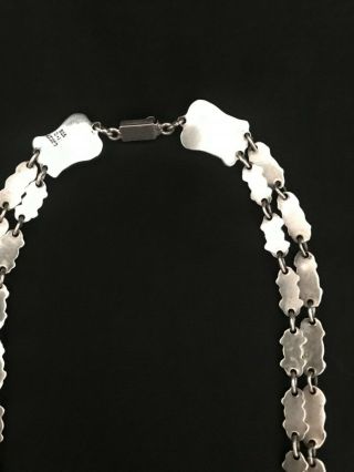 BOLD TAXCO MEXICO STERLING SILVER DOVES NECKLACE MATL STYLE 9