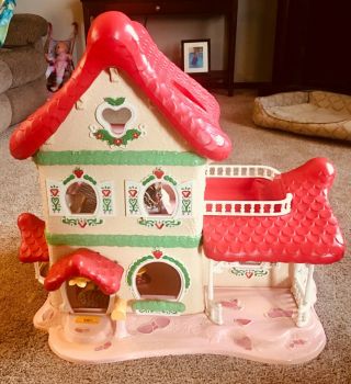 Strawberry Shortcake Happy Home Doll House,  Accessories And Dolls
