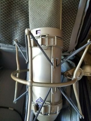 Neumann U87 Vintage Condenser Microphone With Shock Mount & Case
