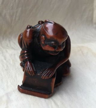 Antique Netsuke Ratcatcher fantastic work of art 2