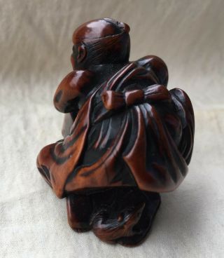 Antique Netsuke Ratcatcher fantastic work of art 5