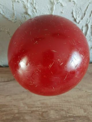 Antique Vintage Old Amber Bakelite Catalin Ball Dice Rod Block Red Cherry 2835gr 2