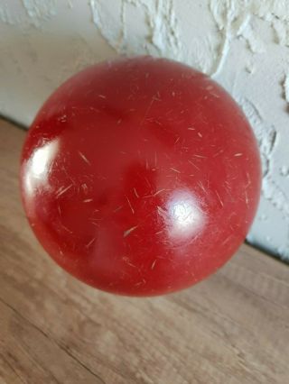 Antique Vintage Old Amber Bakelite Catalin Ball Dice Rod Block Red Cherry 2835gr 3