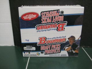 2009 Bowman Draft Picks And Prospects Box 24 Packs 7 Cards Per Pack Rare